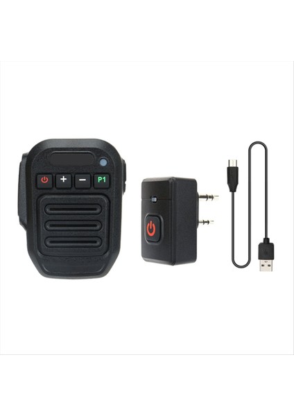 Kablosuz Bluetooth Mikrofon El Hoparlör Mikrofon Type-C Baofeneng Uv-5r 5rh Quansheng Uv-K5 K6 Ham Radyo Aksesuarları (Yurt Dışından) fırsatları