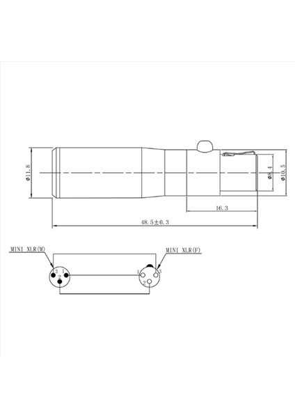 10X Xlr Mini 3 Pin Erkek-4 Pin Kadın Ses Adaptör Fiş Konnektörü Hi-Fi Sinyal Dönüştürücü Adaptör (Yurt Dışından) modelleri