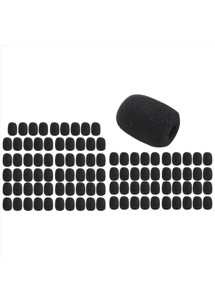 100 Adet Mini Köpük Mikrofon Ön Cam Mikrofon Kapak Köpük Koruması Küçük Yaka ve Kulaklık Mikrofonları Için (Yurt Dışından) fiyatları