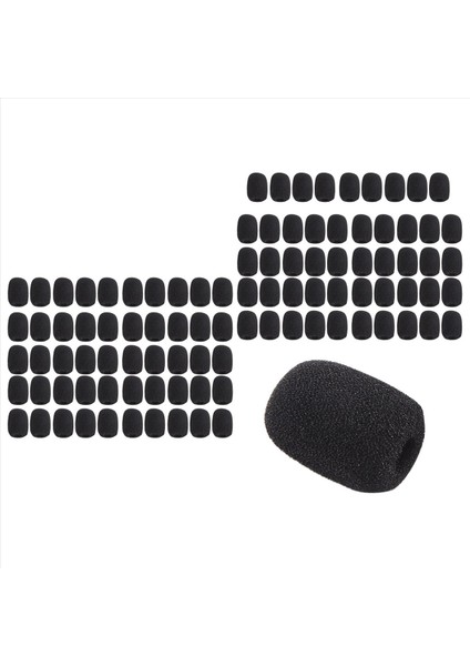 100 Adet Mini Köpük Mikrofon Ön Cam Mikrofon Kapak Köpük Koruması Küçük Yaka ve Kulaklık Mikrofonları Için (Yurt Dışından) modelleri