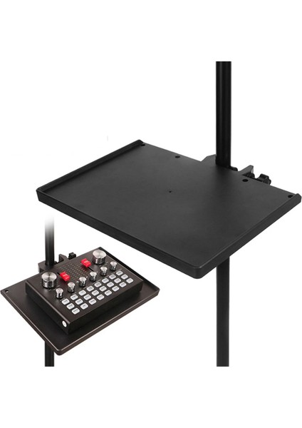 Ses Kartı Tepsisi Ayarlanabilir Evrensel Projektör Braket Stand Tutucu Telefon Kamera Dizüstü Bilgisayar Mikrofon Stand Aksesuarları M (Yurt Dışından) fiyatları