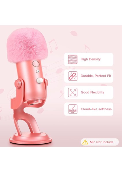 Mavi Yeti Mikrofon Için Mikrofon Köpek Kapağı Zealsound K66 Pembesi Için Kürklü Ön Cam Muff Ön Camı (Yurt Dışından) modelleri