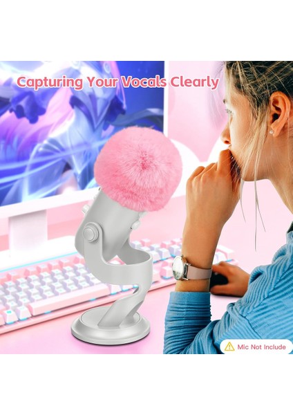 Mavi Yeti Mikrofon Için Mikrofon Köpek Kapağı Zealsound K66 Pembesi Için Kürklü Ön Cam Muff Ön Camı (Yurt Dışından) indirimleri