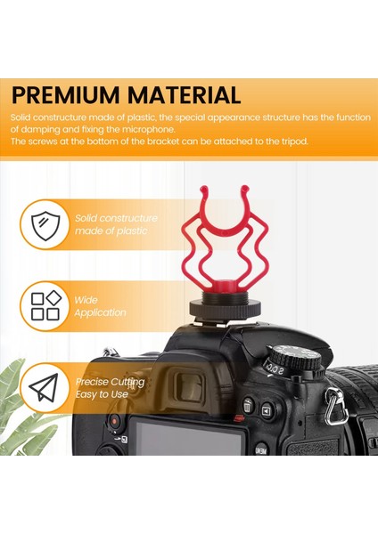 2pcs Evrensel Mikrofon Dalgalı Şok Montaj Adaptörü Plastik Mikrofon Braket Montaj Boya By-Mm1 Için Yedek (Yurt Dışından) fırsatları