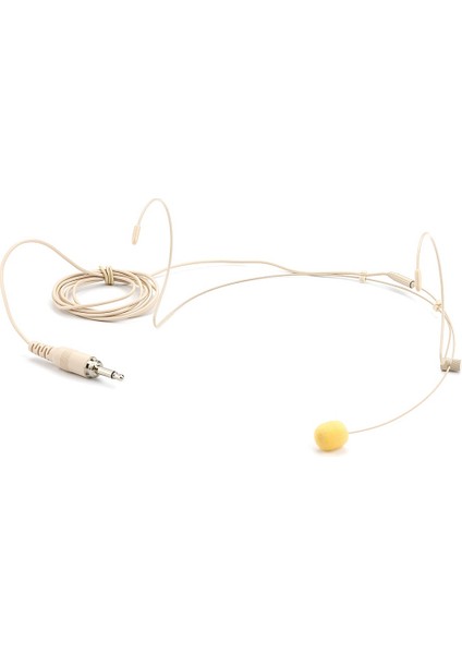 Ayarlanabilir Bej Çift Earhook Kondansatör Kulaklık Mikrofonu Headworn Kilitlenebilir Mikrofon 3 5 mm Kablosuz Için Fiş (Yurt Dışından) fiyatları