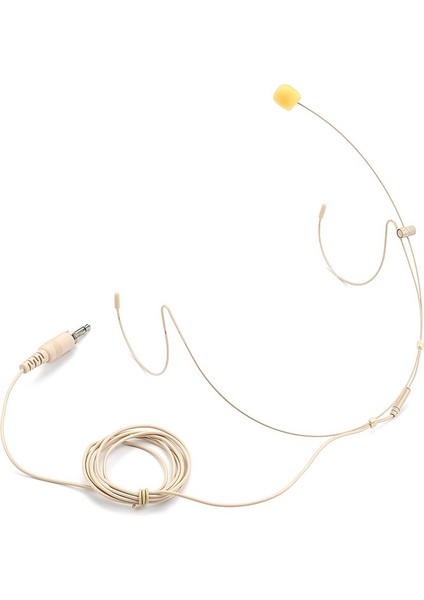 Ayarlanabilir Bej Çift Earhook Kondansatör Kulaklık Mikrofonu Headworn Kilitlenebilir Mikrofon 3 5 mm Kablosuz Için Fiş (Yurt Dışından) indirimleri