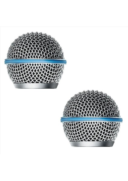 4pcs Mikrofon Izgara Mikrofon Izgara Yedek Mikrofon Bilyalı Kafa Örtüsü BETA58A SM58 PGX24 SLX24 (Yurt Dışından) modelleri