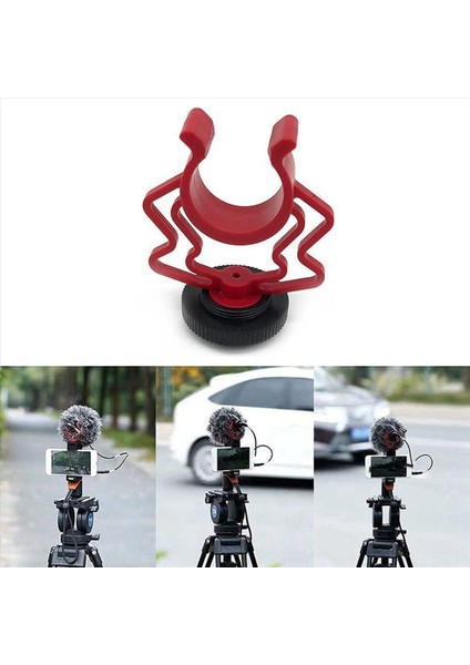 4pcs Evrensel Mikrofon Dalgalı Şok Montaj Adaptörü Plastik Mikrofon Braket Montaj Boya By-Mm1 Için Yedek (Yurt Dışından) fiyatları