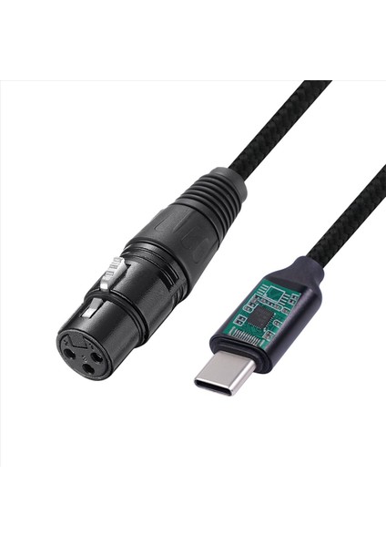2x USB C Ila Xlr Dişi Kablosu USB C Mikrofon Kablo Tip C Erkek - Xlr Dişi Mikrofon Bağlantı Stüdyosu Ses Kablosu (2m/6 6ft) (Yurt Dışından) indirimleri