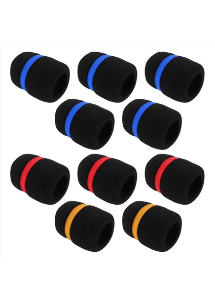 10 Pcs Elde Taşınan Mikrofon Ön Cam Köpük Mikrofon Kapağı Karaoke Siyah (Yurt Dışından) fiyatları