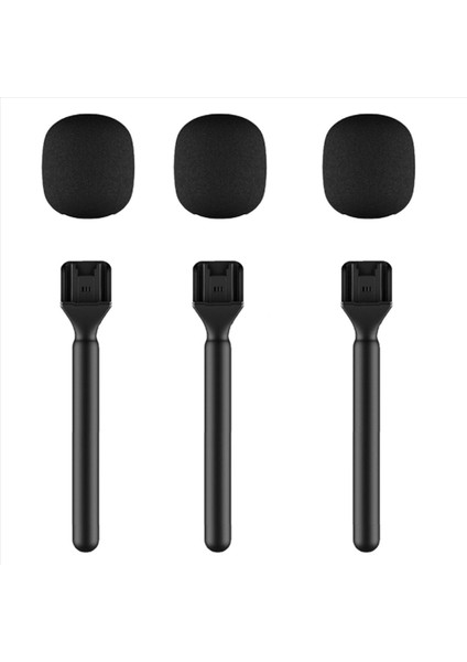 3x Rood Kablosuz Go/goii/djı Mıc/relacart/kablosuz Verici Için Mikrofon Elde Taşınır Adaptörü Adaptör (Yurt Dışından)