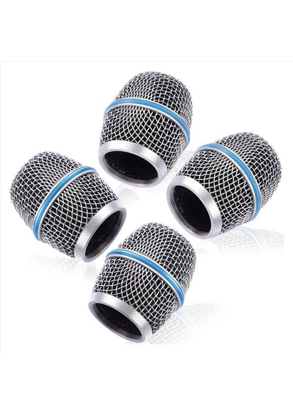 8pcs Mikrofon Ön Cam Başları Mikrofon Bilyalı Kafes Izgara Vokal Vokal Mikrofon Yedek Izgara Shure BETA87A Için (Yurt Dışından) indirimleri