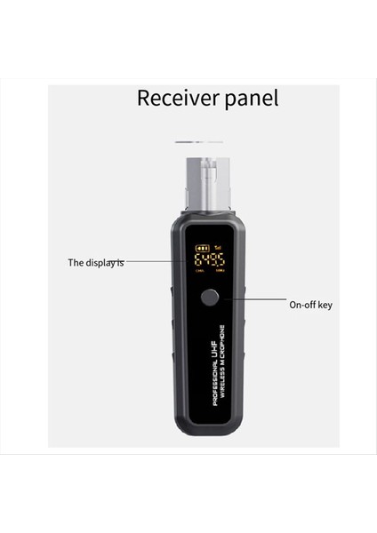 Uhf Kablosuz Mikrofon Dönüştürücü Xlr Verici ve Dinamik Mikrofon Gitar Alıcı Adaptörü 500-600MHZ Için Alıcı (Yurt Dışından) fiyatları