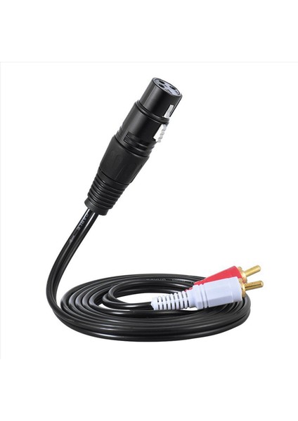 4x 1 5m/ 5ft Stereo Ses Ayırıcı Yaması Y Kablo Kablosu 1 Xlr Dişi - 2 Rca Erkek Fiş (Yurt Dışından) fiyatları