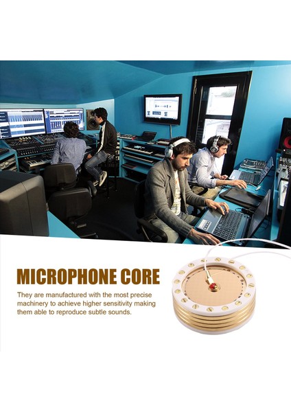 Uzmanlık Kaydı Için 34MM Büyük Diyafram Kondenser Kapsül Çekirdek Mikrofon Kapsülü (Yurt Dışından) fırsatları