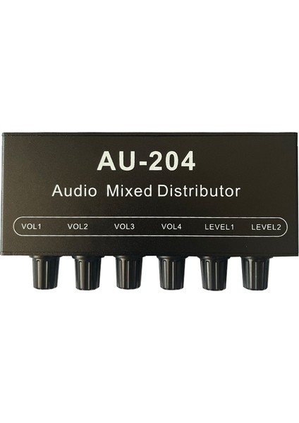 Stereo Audio Mixer Distribütör Sinyal Seçici Seçici 2 Giriş 4 Çıktı Ayrı Ayrı Kontrol Kulaklık Amplifikatör (Yurt Dışından) fiyatları