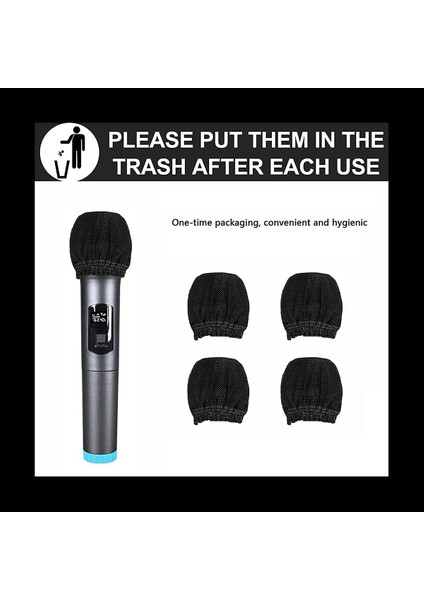 480PCS Mıc Kapakları Tek Kullanımlık Olmayan Mikrofon Kapak Mikrofonu Ön Cam ve Karaoke Için Filtreler (Yurt Dışından) fırsatları