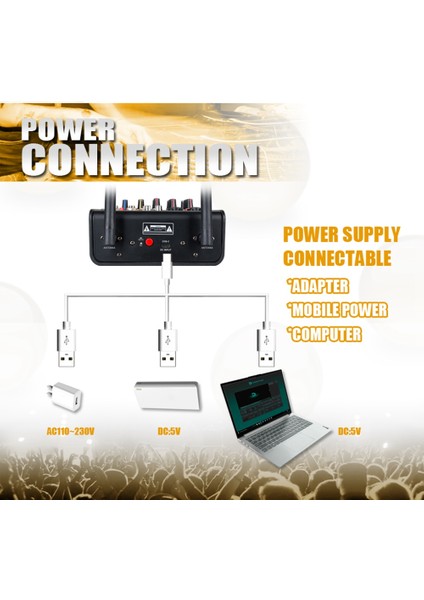 Profesyonel Sesli Mikser Bluetooth Mikser Karıştırma Dj Konsolu Ev Karaoke USB Canlı Sahne Ktv (Yurt Dışından) fırsatları