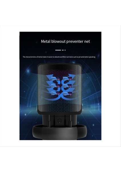 Rgb Aydınlatma Anahtarı ile USB Mikrofon Tek Tıkaç Sessiz Profesyonel Masaüstü Kayıt Mikrofonu Stand Oyun Mikrofonu (Yurt Dışından) fiyatları