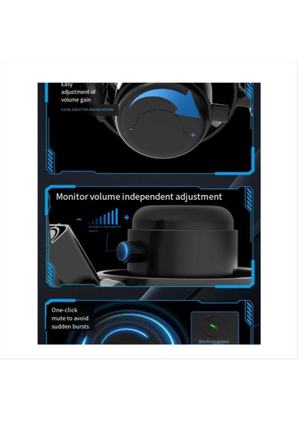 Rgb Aydınlatma Anahtarı ile USB Mikrofon Tek Tıkaç Sessiz Profesyonel Masaüstü Kayıt Mikrofonu Stand Oyun Mikrofonu (Yurt Dışından) fırsatları