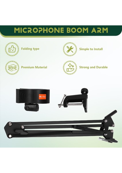 Ayarlanabilir Mikrofon Süspansiyon Bomu Makas Kolu Ses Kaydı Standart Mikrofon Yayını Alüminyum Alaşım (Yurt Dışından) fırsatları