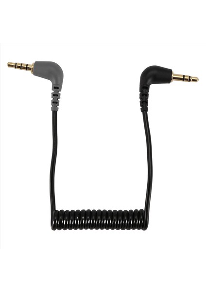 Ayarlanabilir Trs - Trrs Mikrofon Kablosu Yedek Yay Baharık Tel Bağlantı Kablosu Hattı Rode Sc7 Için (Yurt Dışından)