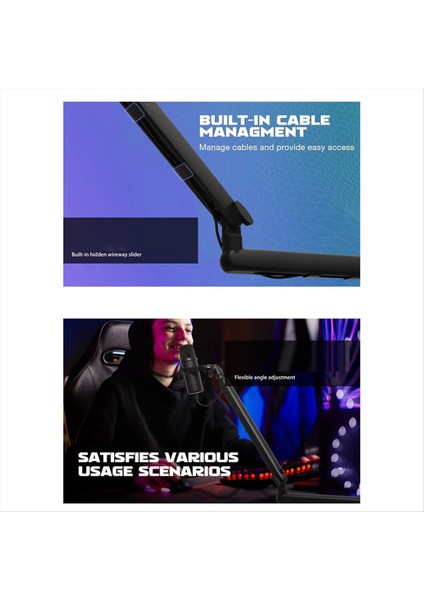 Mikrofon Stand Masası Masa Montajı Kelepçesi ile Ağır Hizmet Boom Kol Bear Ayarlanabilir Mikrofon Stand Masası Masa Mikrofonu Standı (Yurt Dışından) indirimleri