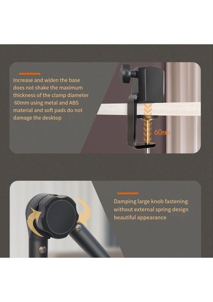 Mikrofon Stand Ayarlanabilir Ağır Süspansiyon Makas Bom Tutucu Mikrofon Braketi USB Kondenser Mikrofon Tutucu (Yurt Dışından) fırsatları