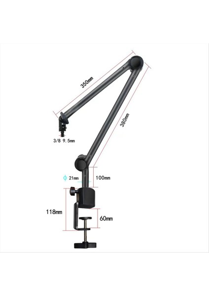 Mikrofon Stand Ayarlanabilir Ağır Süspansiyon Makas Bom Tutucu Mikrofon Braketi USB Kondenser Mikrofon Tutucu (Yurt Dışından) indirimleri