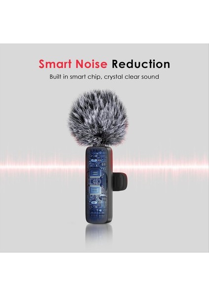 3 iPhone Android Kamera Usb-C Mikrofonu Için 3 Kablosuz Lavalier Mikrofon Gürültü Azaltma ile Mini Mikrofon (Yurt Dışından) modelleri