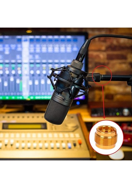 6 Adet Dişi Dişli Somun Vidası Adaptörleri Mikrofon Klipsli Tutucu Somun Adaptörleri Mikrofon Mikrofon Standı (Yurt Dışından) fiyatları