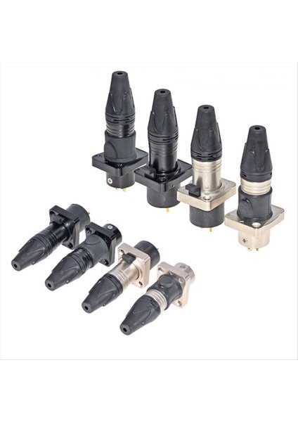 3-Yolcun Su Geçirmez Xlr Mikrofon Ses Fişi Xlr Dengeli Kafa Kadın Iplik Kabuğu C (Yurt Dışından) fiyatları