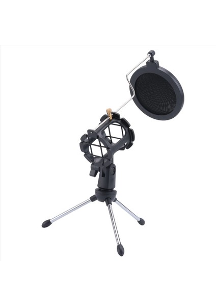 Mikrofon Ön Cam Filtre Kapağı ile Bilgisayar Video Kaydı Için Ayarlanabilir Mikrofon Standı Masaüstü Tripod (Yurt Dışından) modelleri