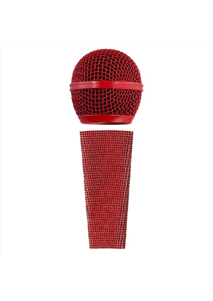 Sparkle Mikrofon Kılıf Kablolu Mikrofonlar Için Kırmızı (Yurt Dışından)