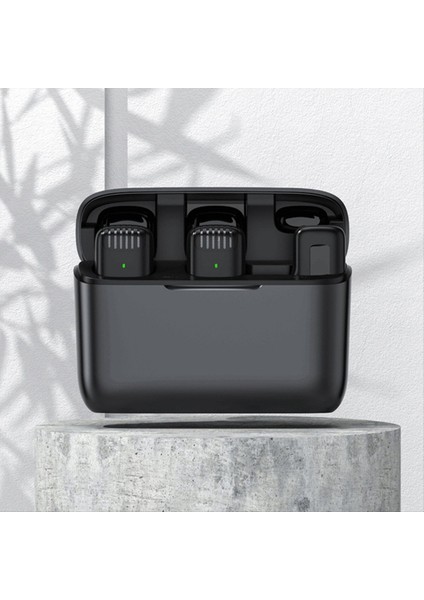 J13 Kablosuz Lavalier Mikrofon Taşınabilir Ses ve Video Alıcı Tablet Oyunu Canlı Akışı Tip-C Android (Yurt Dışından)