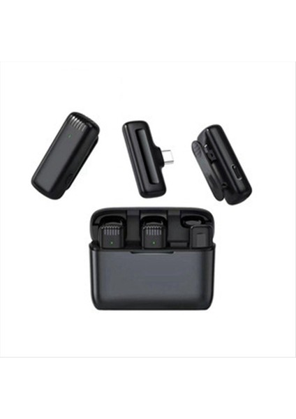 J13 Kablosuz Lavalier Mikrofon Taşınabilir Ses ve Video Alıcı Tablet Oyunu Canlı Akışı Tip-C Android (Yurt Dışından) fiyatları