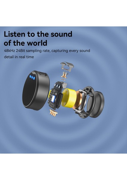 Lavalier Kablosuz Mikrofon Şarj Kutusu ile Gürültü Azaltma Manyetik Yakası Mikrofon Ses Video Kayıt Mikrofonu D (Yurt Dışından) fiyatları