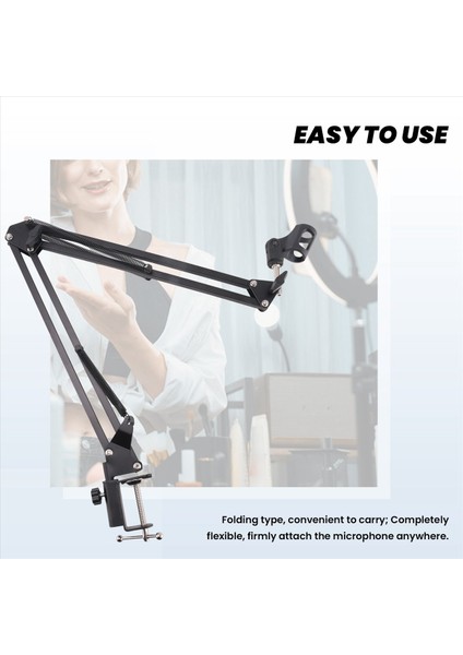 Pro Desktop Mikrofon Tutucu Süspansiyon Makas Arm Mikrofon Stand Tablo Montaj Kelepçesi Samson Mavisi Yeti Kartopu (Yurt Dışından) indirimleri