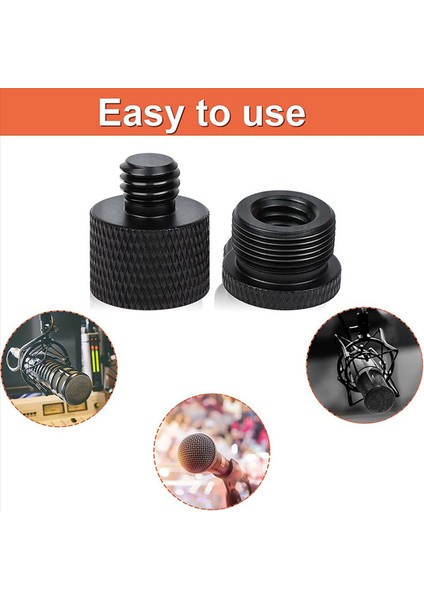 24 Adet Mikrofon Iplik Adaptör Seti Mikrofon Standı Adaptörü 5/8 Dişi Ila 3/8 Erkek ve 3/8 Dişi Ila 5/8 Erkek Vida Adaptör (Yurt Dışından)