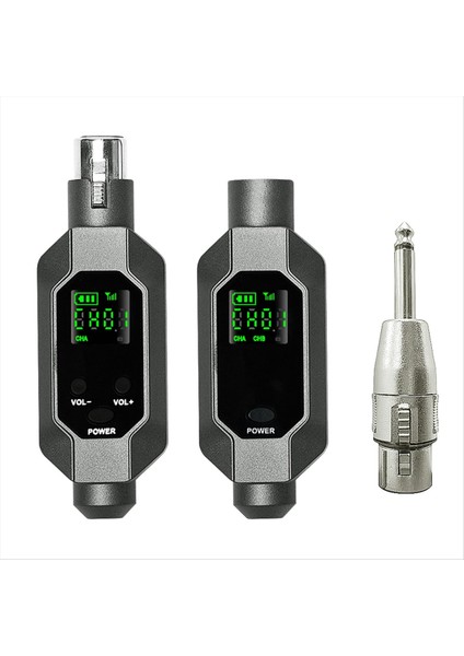 Dinamik Mikrofon Için Uhf Kablosuz Mikrofon Dönüştürücü Xlr Verici ve Alıcı Mikrofon Sistemi (Yurt Dışından)