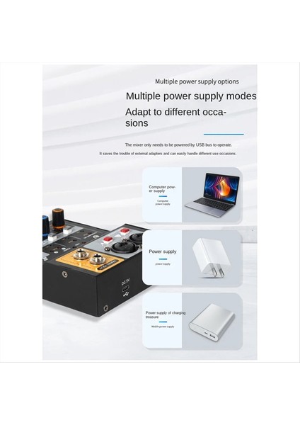 2 Yollu Kayıt Mikseri USB Bilgisayar Harici Ses Kartı Canlı Karaoke Dj Mikser Ses Aşaması Küçük Karıştırma (Yurt Dışından) fiyatları