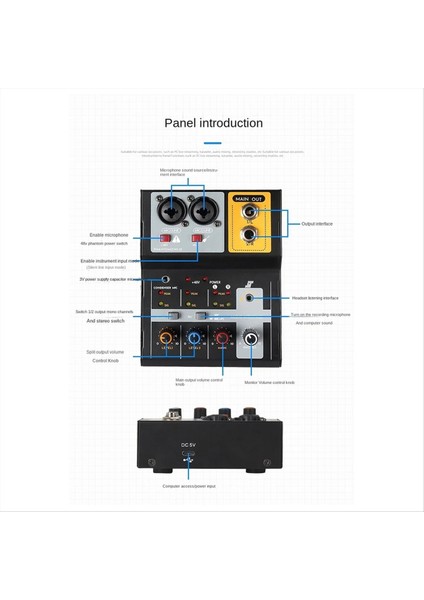 2 Yollu Kayıt Mikseri USB Bilgisayar Harici Ses Kartı Canlı Karaoke Dj Mikser Ses Aşaması Küçük Karıştırma (Yurt Dışından) indirimleri