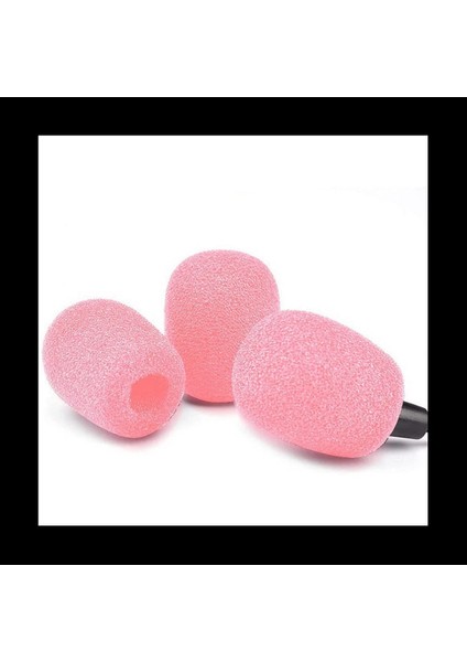 20 Paket Yaka Kulaklık Mikrofon Ön Cam Mikrofon Sünger Köpük Örtü Mini Boyutunda Lavalier Mikrofon Ön Camı Pembesi (Yurt Dışından) indirimleri