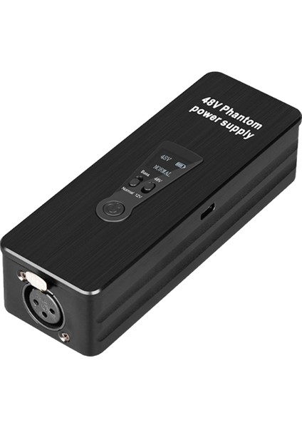 Phantom Güç Kaynağı 48V Mikrofon Amplifikatörü Şansör Mikrofonları Için Şarj Edilebilir Taşınabilir Preamp Record Stüdyosu (Yurt Dışından)