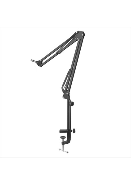 35CM Yükseklik Artış Model Mikrofon Boom Kol Masa Podcasting Video Oyunları Radyo ve Stüdyo Audio Için Stand Standı B (Yurt Dışından)