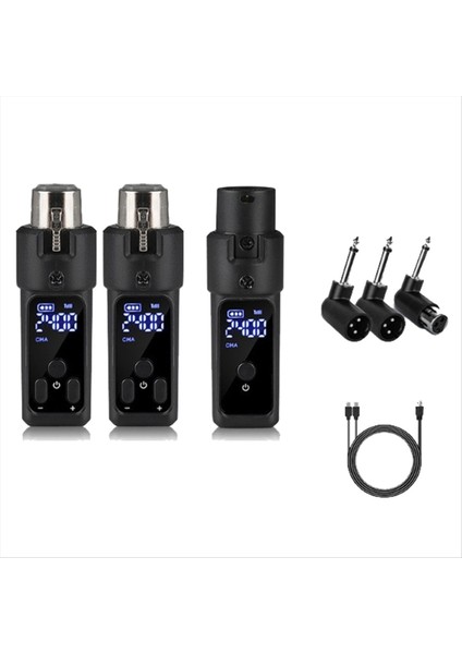Dinamik Mikrofon Gitar Ses Mikseri Için Uygun Yeni 2 4g Xlr Adaptör Sistemi Kablosuz Mikrofon Verici Alıcısı (Yurt Dışından)