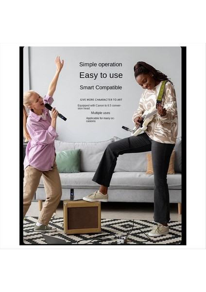 Dinamik Mikrofon Gitar Ses Mikseri Için Uygun Yeni 2 4g Xlr Adaptör Sistemi Kablosuz Mikrofon Verici Alıcısı (Yurt Dışından) fırsatları