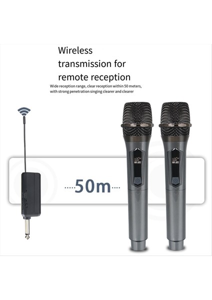 Kablosuz Mikrofon 2 Kanallar Uhf Sabit Frekanslı El Mikrofonu Parti Profesyonel Gösteri Toplantısı Için (Yurt Dışından) fiyatları