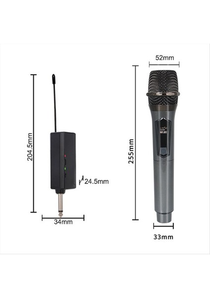 Kablosuz Mikrofon 2 Kanallar Uhf Sabit Frekanslı El Mikrofonu Parti Profesyonel Gösteri Toplantısı Için (Yurt Dışından) fırsatları