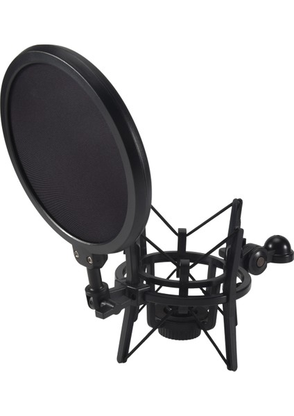 Stüdyo Yayını Için Kalkan Eklemli Başlık Standı Braketi ile Profesyonel Mikrofon Mikrofon Şok Montajı (Yurt Dışından) fırsatları